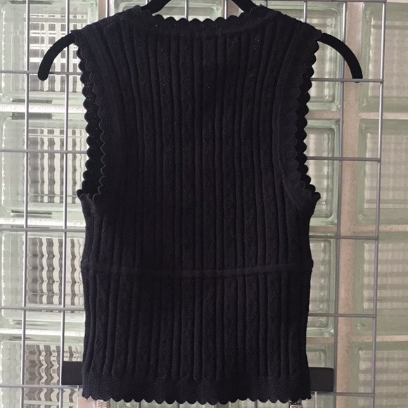 Reformation Black Ribbed Knit Two-Piece Skirt Set - Picture 6 of 9